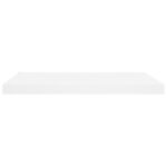 Étagère murale flottante chêne et blanc 60x23,5x3,8 cm MDF – Image 2