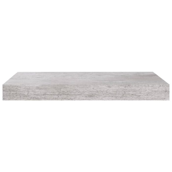 Étagères murales flottantes 4 pcs gris béton 40x23x3,8 cm MDF – Image 4