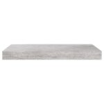 Étagère murale flottante gris béton 50x23x3,8 cm MDF – Image 2