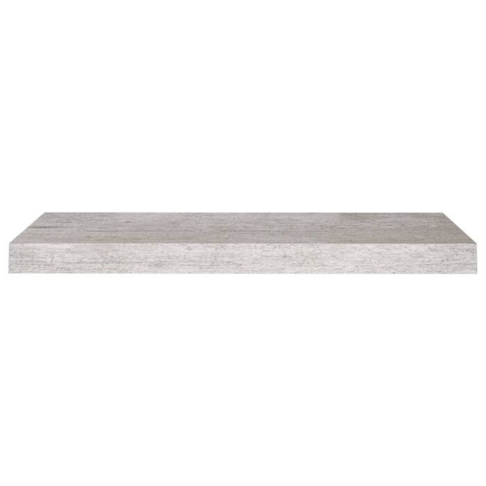 Étagère murale flottante gris béton 60x23,5x3,8 cm MDF – Image 2