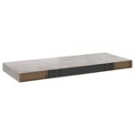Étagère murale flottante gris béton 60x23,5x3,8 cm MDF – Image 4
