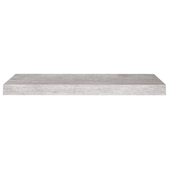 Étagères murales flottantes 4 pcs gris béton 60x23,5x3,8 cm MDF – Image 3