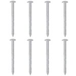 Étagères murales 4 pcs Blanc brillant 100x9x3 cm – Image 7