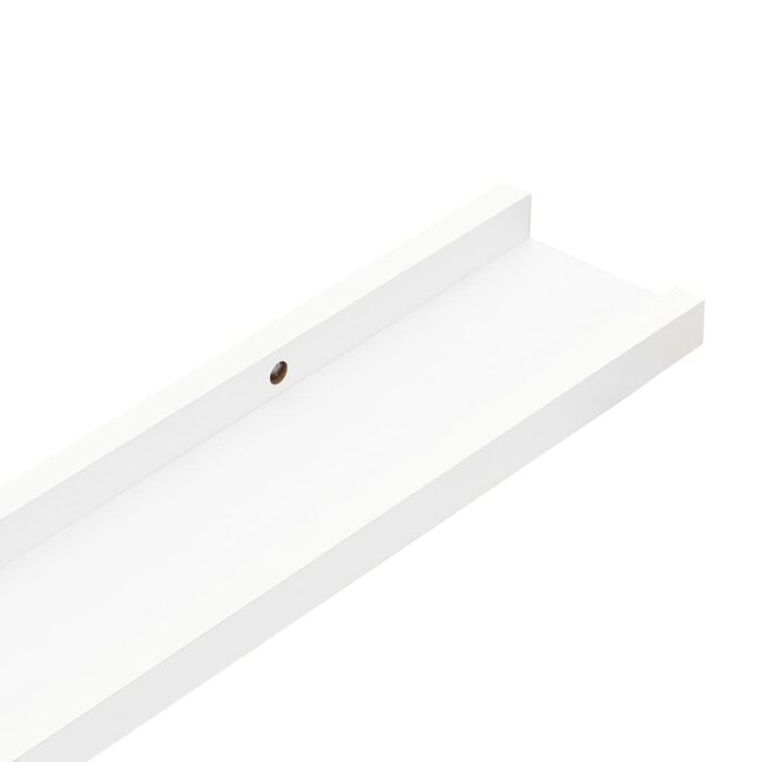 Étagères murales 2 pcs Blanc 115x9x3 cm – Image 6