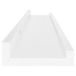 Étagères murales 4 pcs Blanc 60x9x3 cm – Image 6