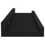 Étagères murales 4 pcs Noir 40x9x3 cm – Image 5