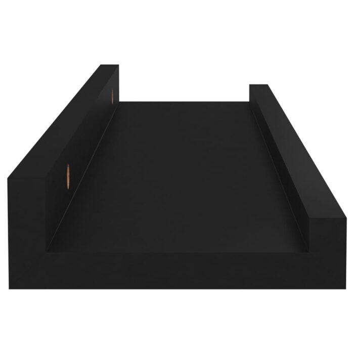 Étagères murales 4 pcs Noir 40x9x3 cm – Image 5