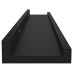 Étagères murales 4 pcs Noir 60x9x3 cm – Image 5