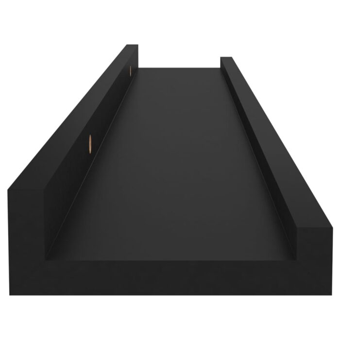 Étagères murales 4 pcs Noir 60x9x3 cm – Image 5