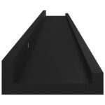 Étagères murales 4 pcs Noir 100x9x3 cm – Image 5