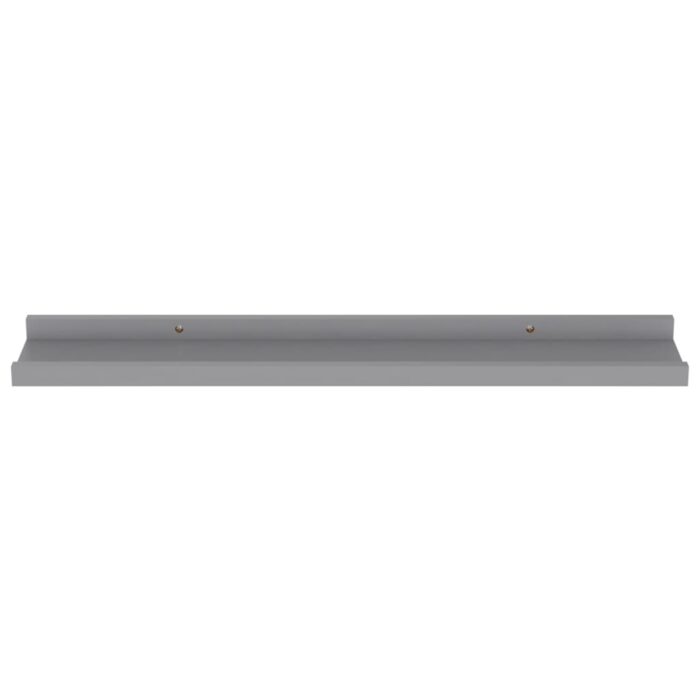 Étagères murales 4 pcs Gris 60x9x3 cm – Image 2