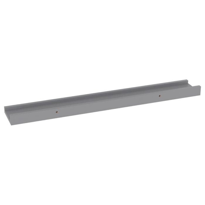Étagères murales 4 pcs Gris 60x9x3 cm – Image 4