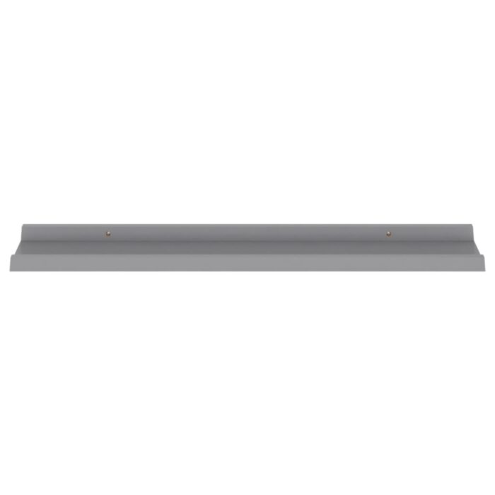 Étagères murales 4 pcs Gris 80x9x3 cm – Image 2