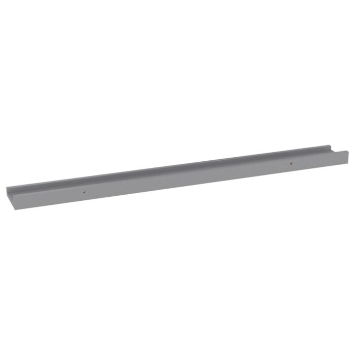 Étagères murales 4 pcs Gris 80x9x3 cm – Image 4