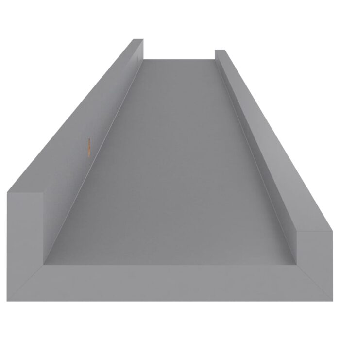 Étagères murales 4 pcs Gris 80x9x3 cm – Image 6