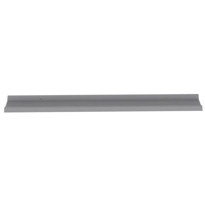 Étagères murales 4 pcs Gris 100x9x3 cm – Image 4