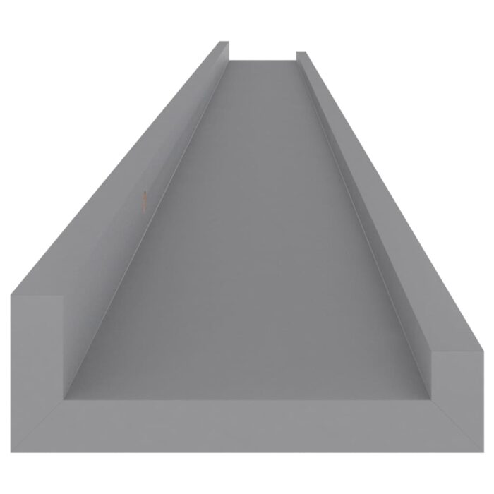 Étagères murales 4 pcs Gris 115x9x3 cm – Image 5