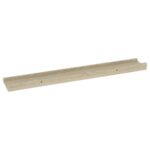 Étagères murales 4 pcs chêne sonoma 60x9x3 cm – Image 4