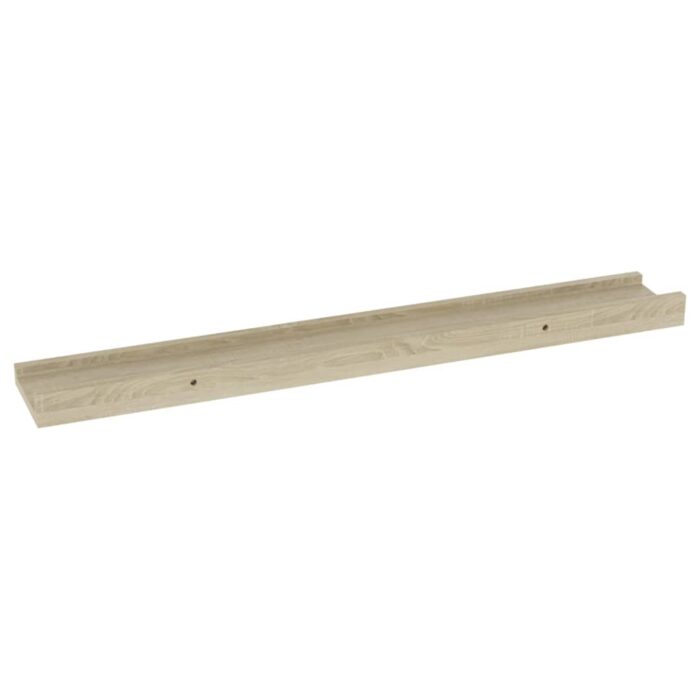 Étagères murales 4 pcs chêne sonoma 60x9x3 cm – Image 4