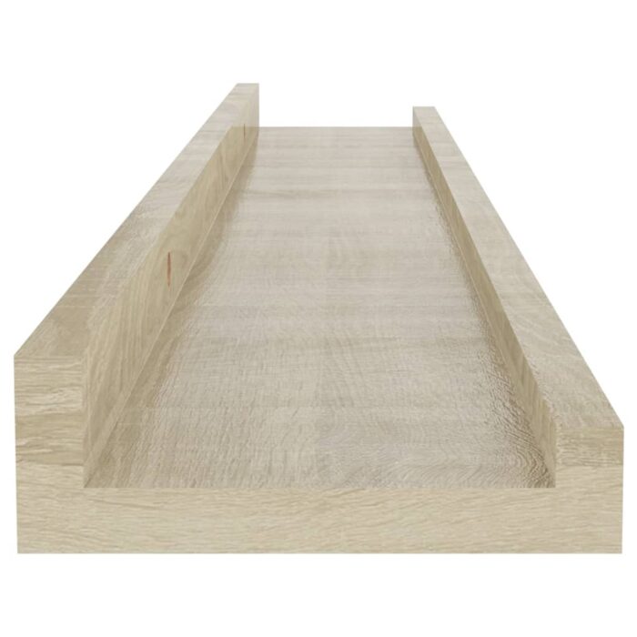 Étagères murales 4 pcs chêne sonoma 60x9x3 cm – Image 6