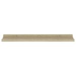 Étagères murales 4 pcs chêne sonoma 80x9x3 cm – Image 4