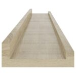 Étagères murales 4 pcs chêne sonoma 80x9x3 cm – Image 6