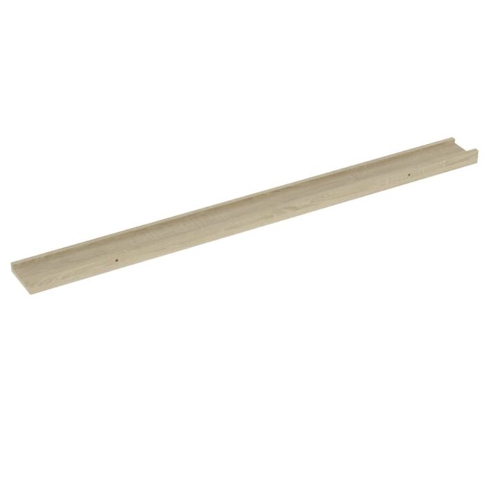 Étagères murales 4 pcs chêne sonoma 100x9x3 cm – Image 2