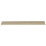 Étagères murales 4 pcs chêne sonoma 100x9x3 cm – Image 4