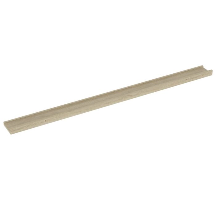Étagères murales 4 pcs chêne sonoma 115x9x3 cm – Image 2
