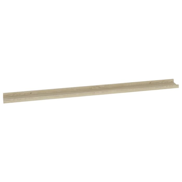 Étagères murales 4 pcs chêne sonoma 115x9x3 cm – Image 3