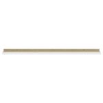 Étagères murales 4 pcs blanc et chêne sonoma 100x9x3 cm – Image 3