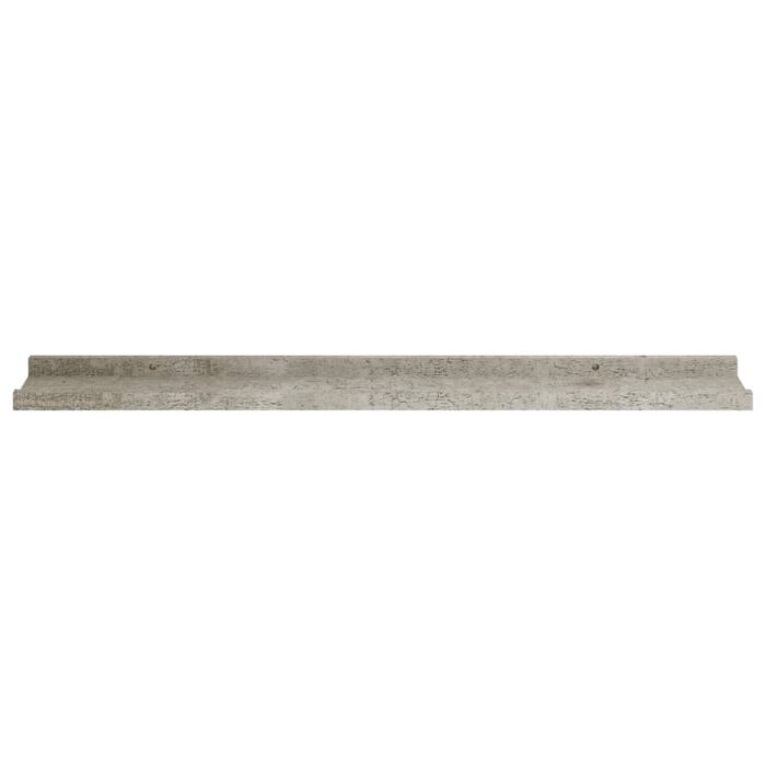 Étagères murales 2 pcs Gris béton 80x9x3 cm – Image 3