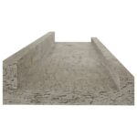 Étagères murales 4 pcs Gris béton 40x9x3 cm – Image 4
