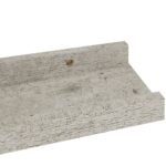 Étagères murales 4 pcs Gris béton 40x9x3 cm – Image 5