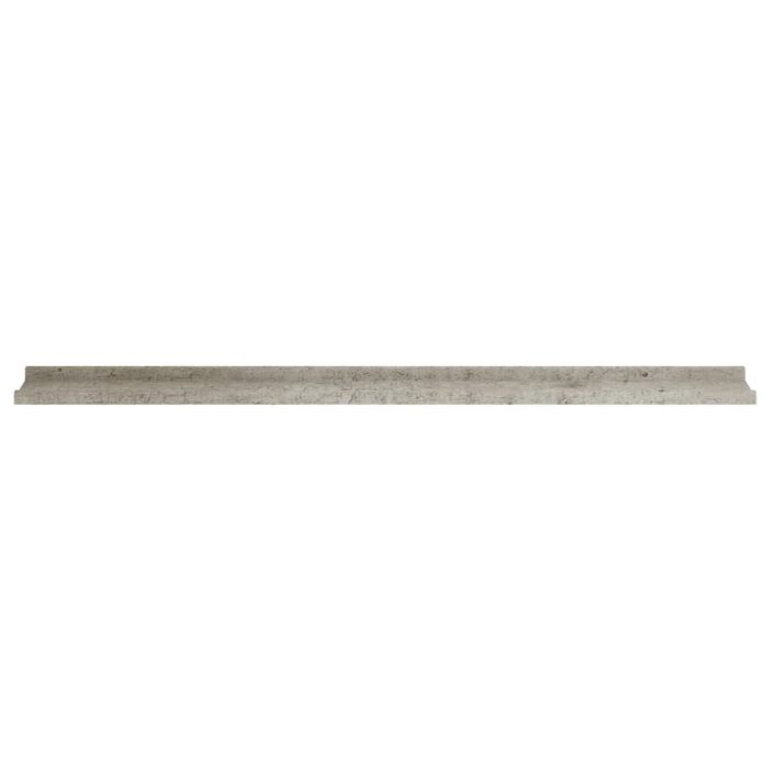 Étagères murales 4 pcs Gris béton 115x9x3 cm – Image 4