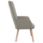 Chaise de relaxation Gris clair Velours – Image 3