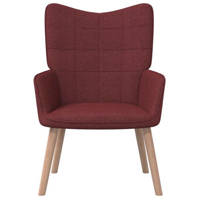 VXL8720286423097_g_en_hd_2.jpg Chaise de relaxation avec tabouret Rouge bordeaux Tissu – Image 2