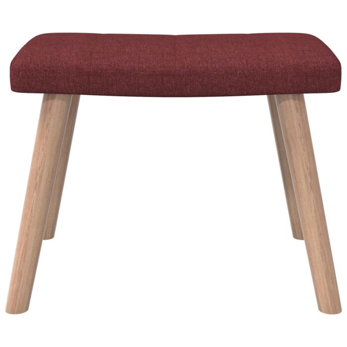 VXL8720286423097_g_en_hd_7.jpg Chaise de relaxation avec tabouret Rouge bordeaux Tissu – Image 7
