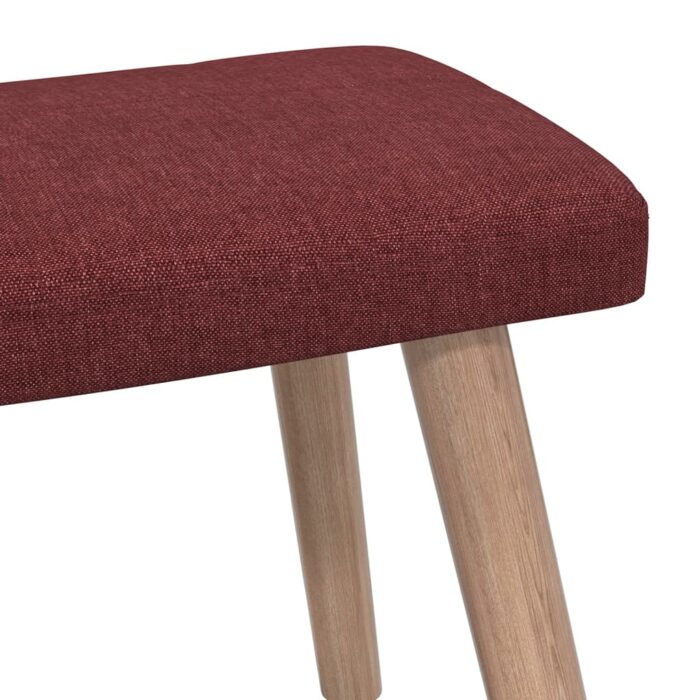 VXL8720286423097_g_en_hd_9.jpg Chaise de relaxation avec tabouret Rouge bordeaux Tissu – Image 9