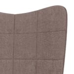 Chaise à bascule Taupe Tissu – Image 5