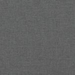 Chaise à bascule avec tabouret Gris foncé Tissu – Image 8