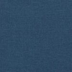 Chaise à bascule avec tabouret Bleu Tissu – Image 8