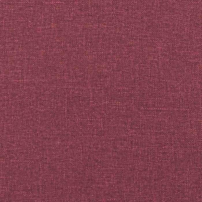Chaise à bascule avec tabouret Rouge bordeaux Tissu – Image 8