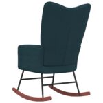 Chaise à bascule Bleu Velours – Image 4