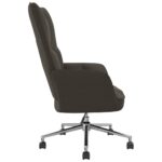 Chaise de relaxation Gris foncé Velours – Image 3