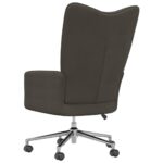 Chaise de relaxation Gris foncé Velours – Image 4