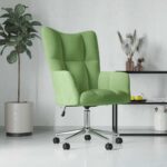 Chaise de relaxation Vert clair Velours