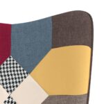 Chaise de relaxation Patchwork Tissu – Image 4