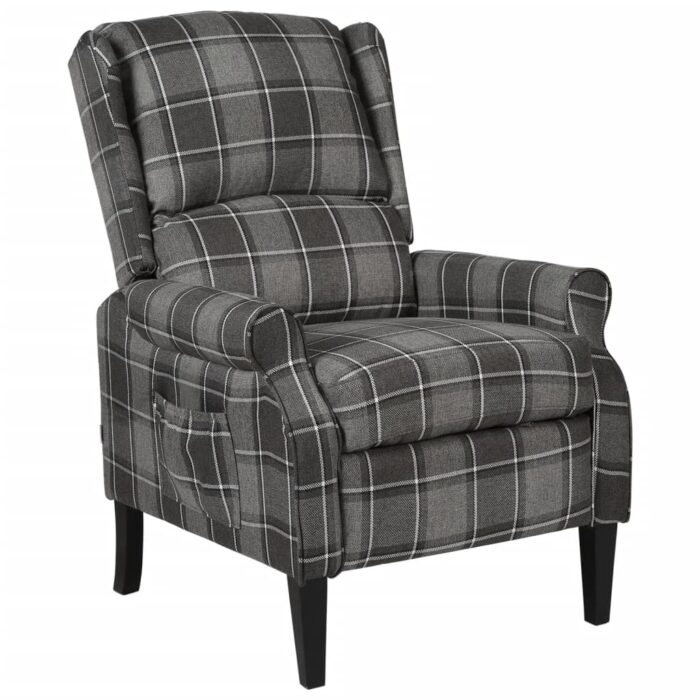 Fauteuil inclinable Gris Tissu – Image 1