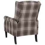 Fauteuil inclinable de massage Beige Tissu – Image 4
